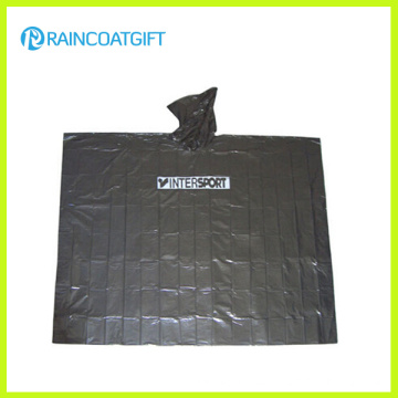 Adult Hooded Disposable PE Rain Ponchos Rpe-101